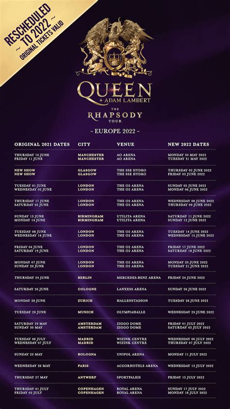 queen 2023 tour setlist